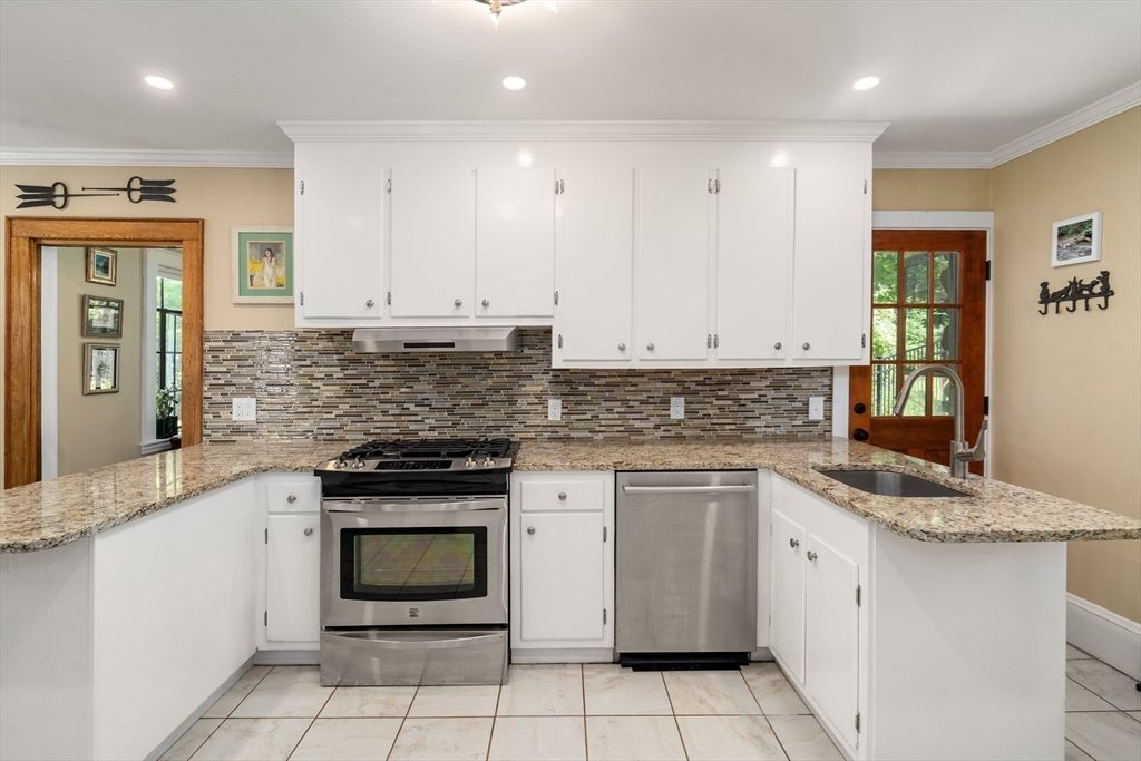 Interior, Kitchen, Recessed Lighting, Stainless Steel Appliances