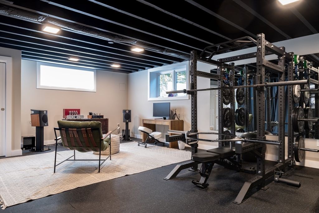 Fitness Equipment, Home Office, Interior, Recessed Lighting