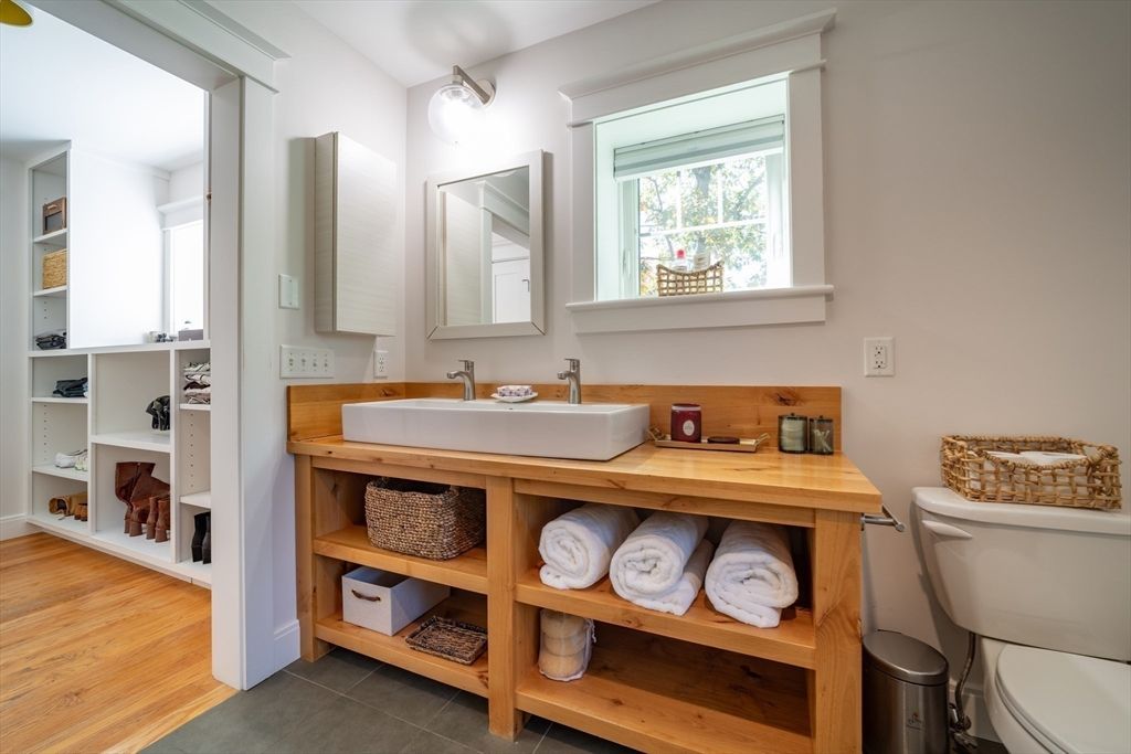 Bathroom, Interior, Wood Texture Flooring