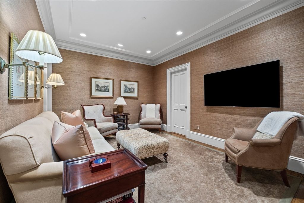 Interior, Living room, Recessed Lighting