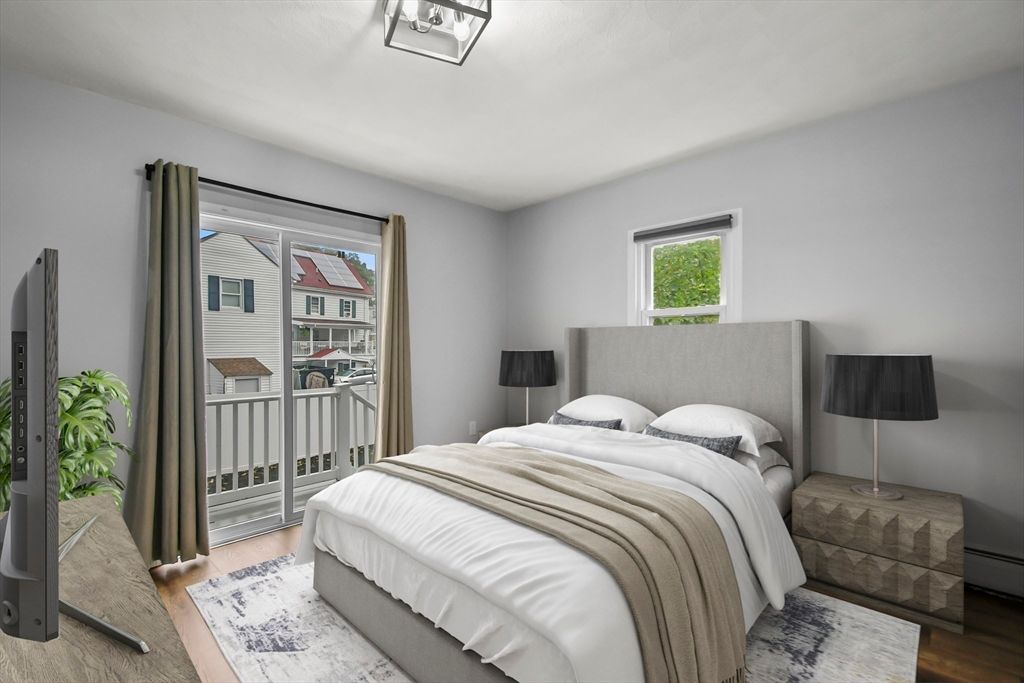 Bedroom, Interior, Wood Texture Flooring