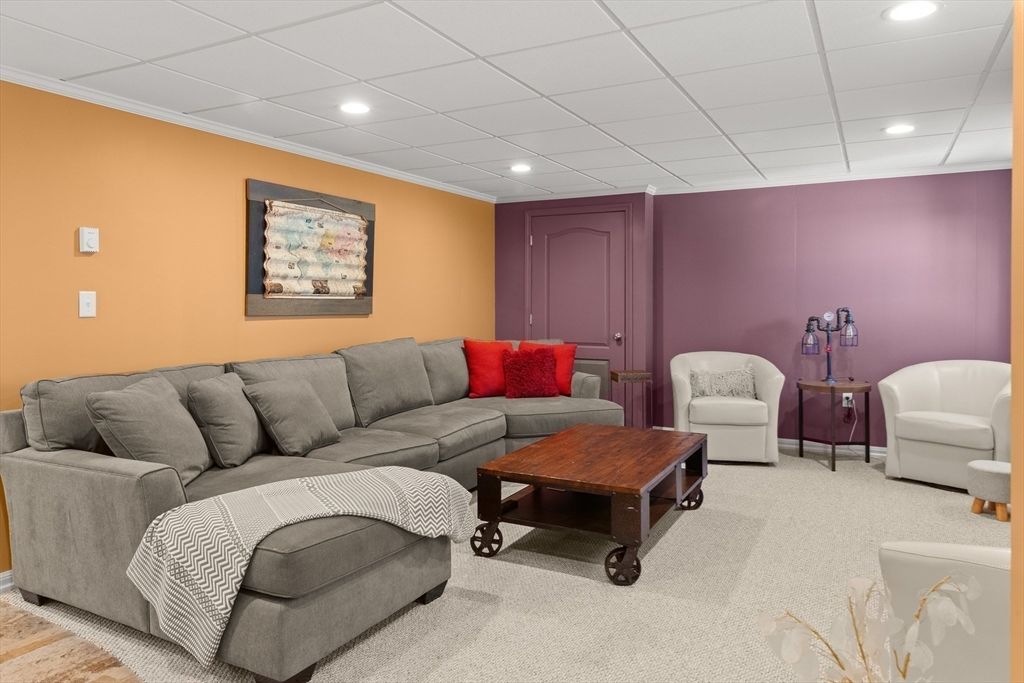 Interior, Living room, Recessed Lighting