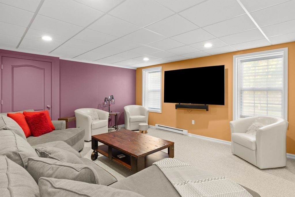 Interior, Living room, Recessed Lighting
