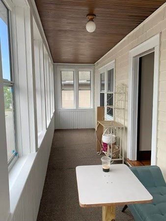 Interior, Stone Walls, Wooden Ceilings