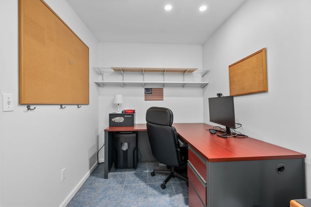 Home Office, Interior, Recessed Lighting