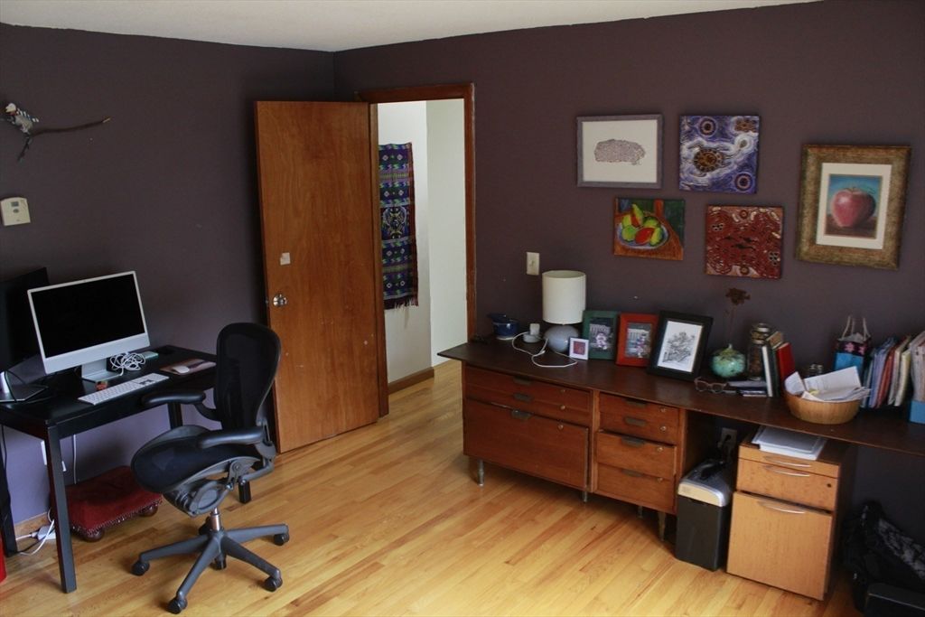 Home Office, Interior, Wood Texture Flooring