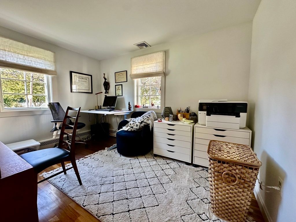 Home Office, Interior, Wood Texture Flooring
