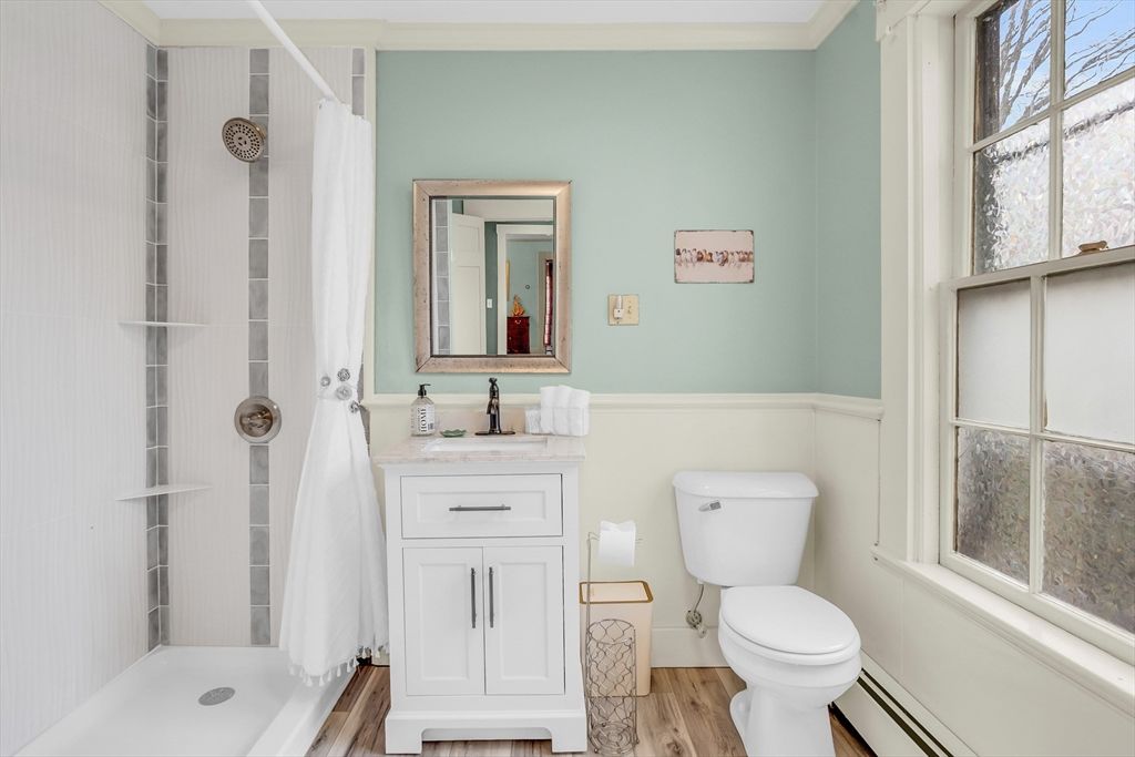 Bathroom, Interior, Wood Texture Flooring