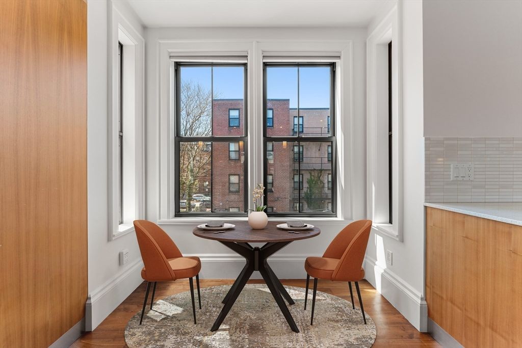Dining room, Interior, Wood Texture Flooring