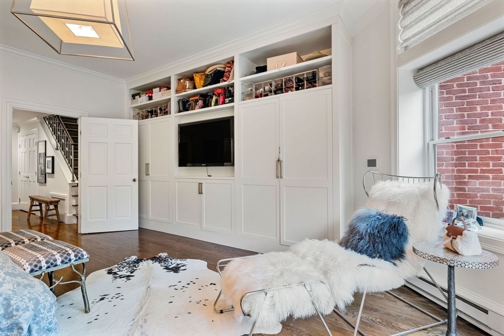 Interior, Stone Walls, Wood Texture Flooring