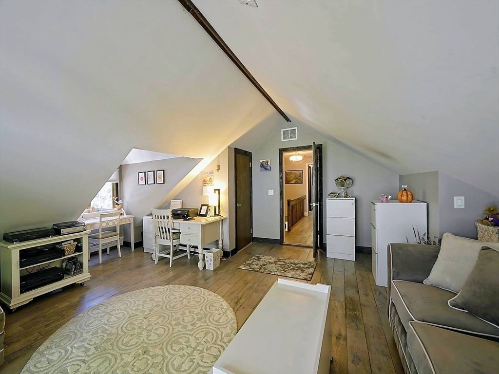 Home Office, Interior, Wood Texture Flooring