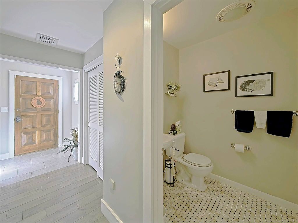 Bathroom, Interior, Wood Texture Flooring