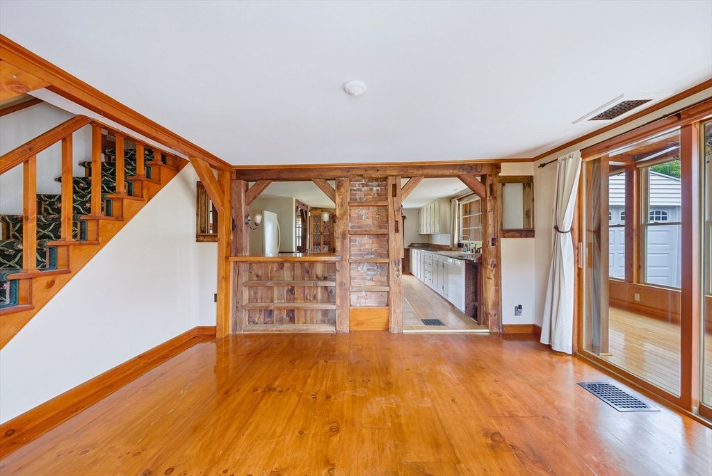 Empty room, Interior, Wood Texture Flooring