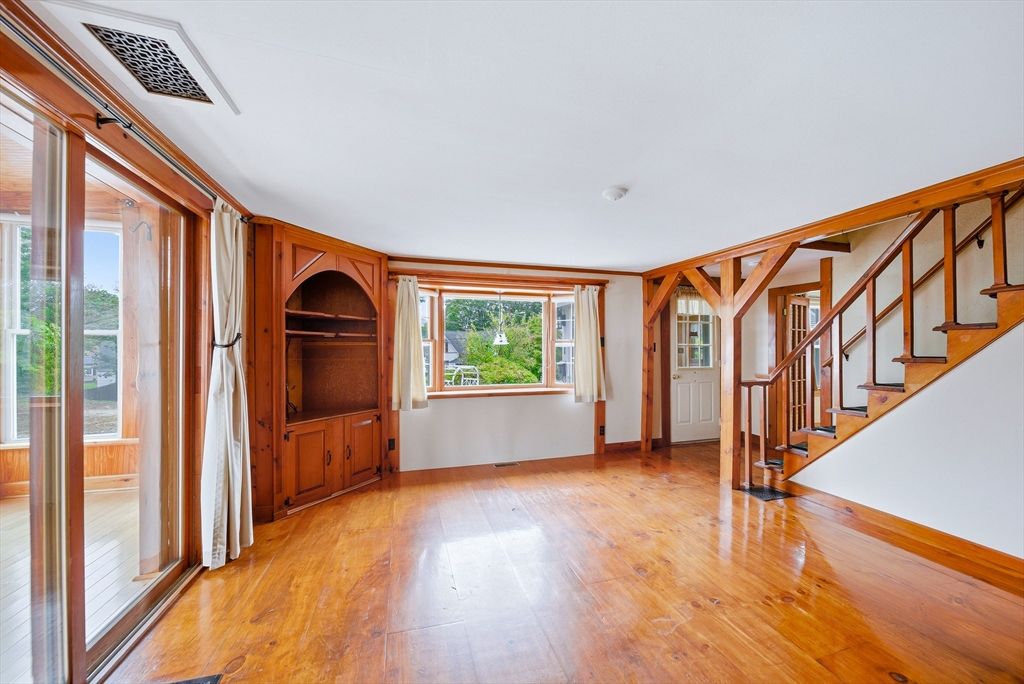 Empty room, Interior, Wood Texture Flooring