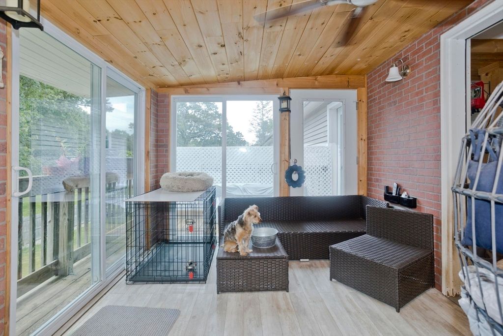 Interior, Stone Walls, Wooden Ceilings, Wood Texture Flooring