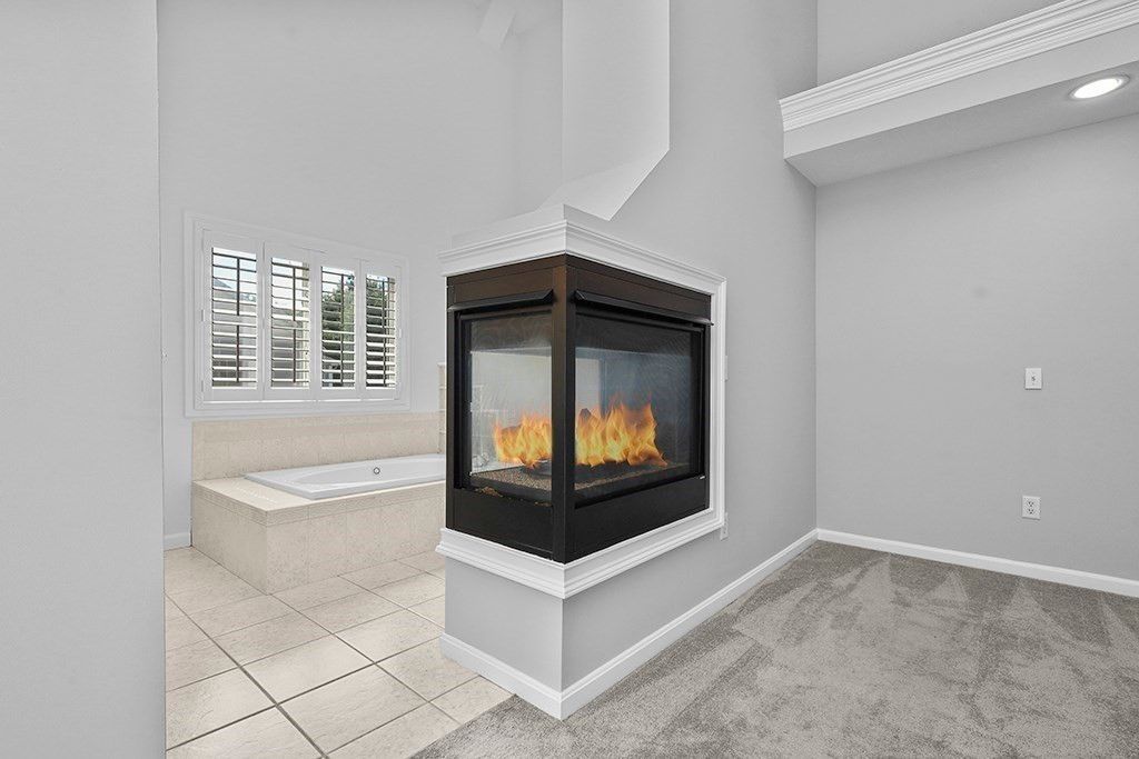 Bathroom, Fireplace, Interior, Recessed Lighting