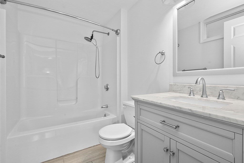 Bathroom, Interior, Wood Texture Flooring