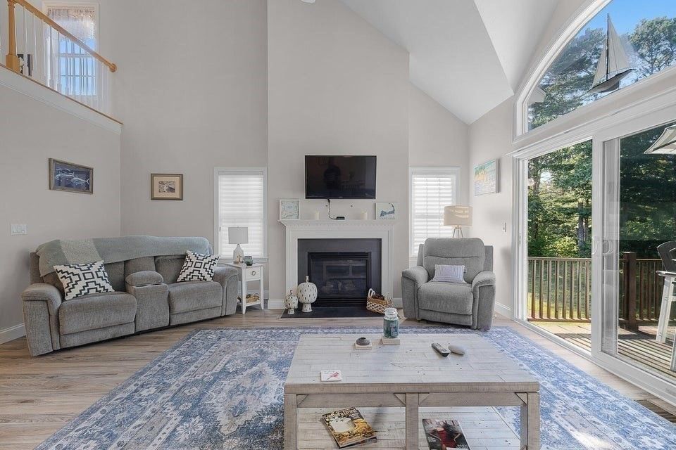 Fireplace, Interior, Living room, Wood Texture Flooring