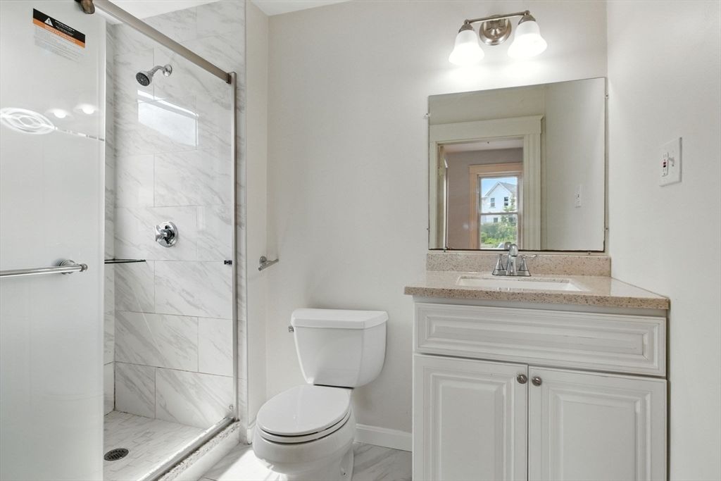 Bathroom, Glass Shower, Interior, Marble, Marble Walls