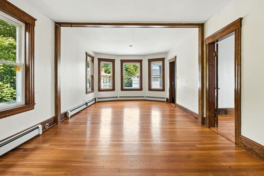 Empty room, Interior, Wood Texture Flooring