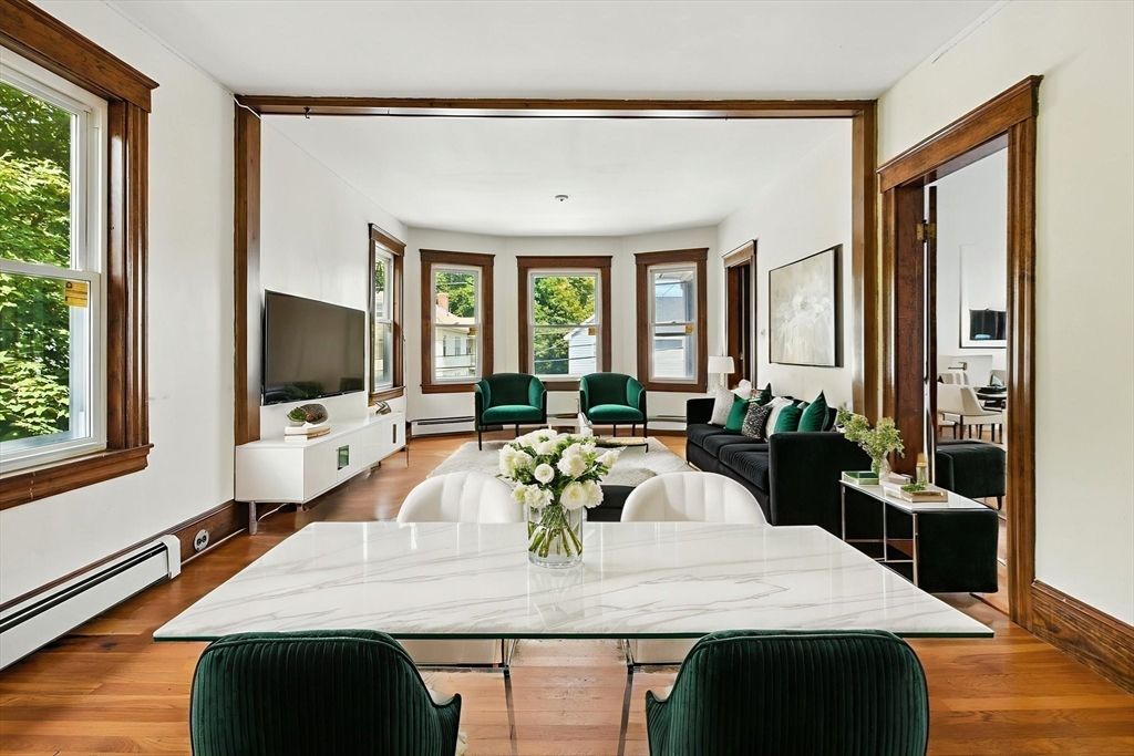 Dining room, Interior, Living room, Wood Texture Flooring