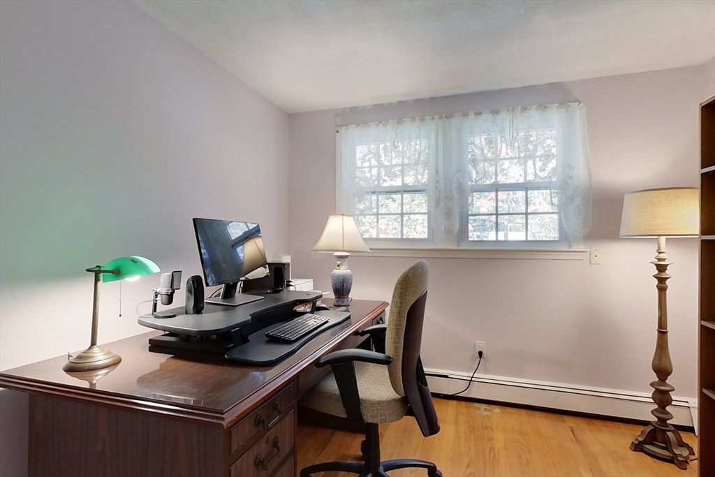 Home Office, Interior, Wood Texture Flooring