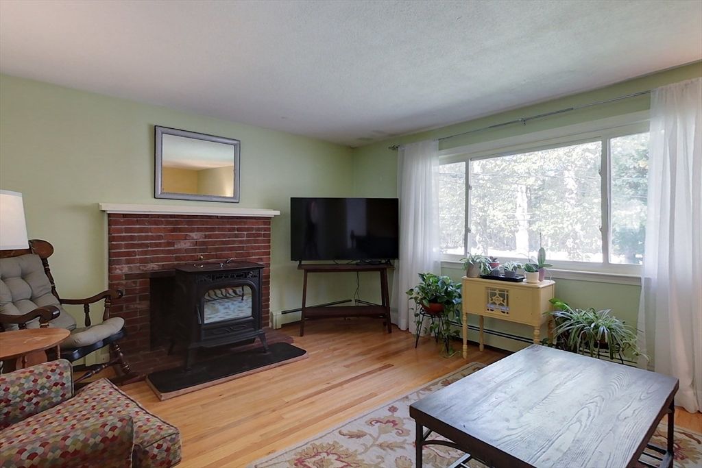Fireplace, Interior, Wood Texture Flooring
