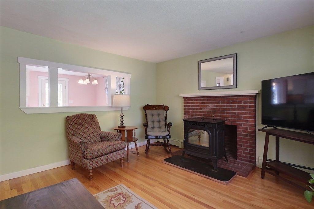 Fireplace, Interior, Stone Walls, Wood Texture Flooring