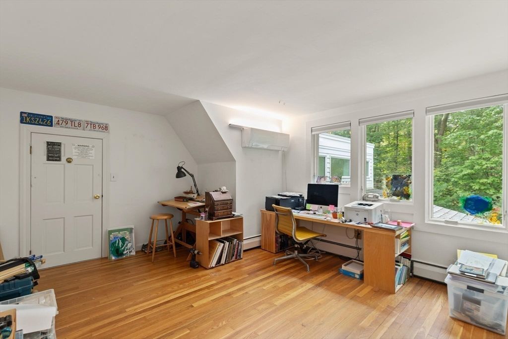 Home Office, Interior, Wood Texture Flooring