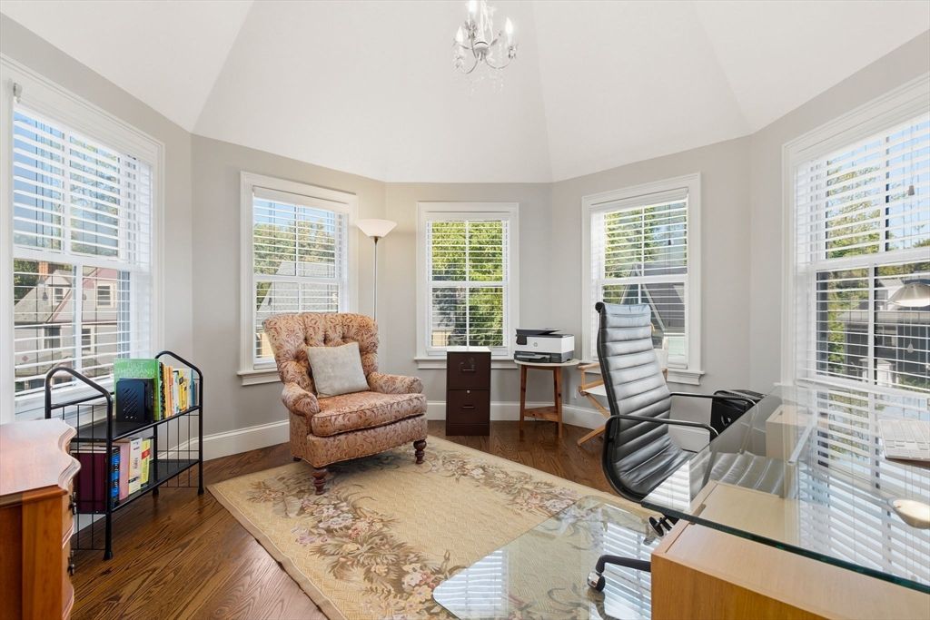 Home Office, Interior, Wood Texture Flooring