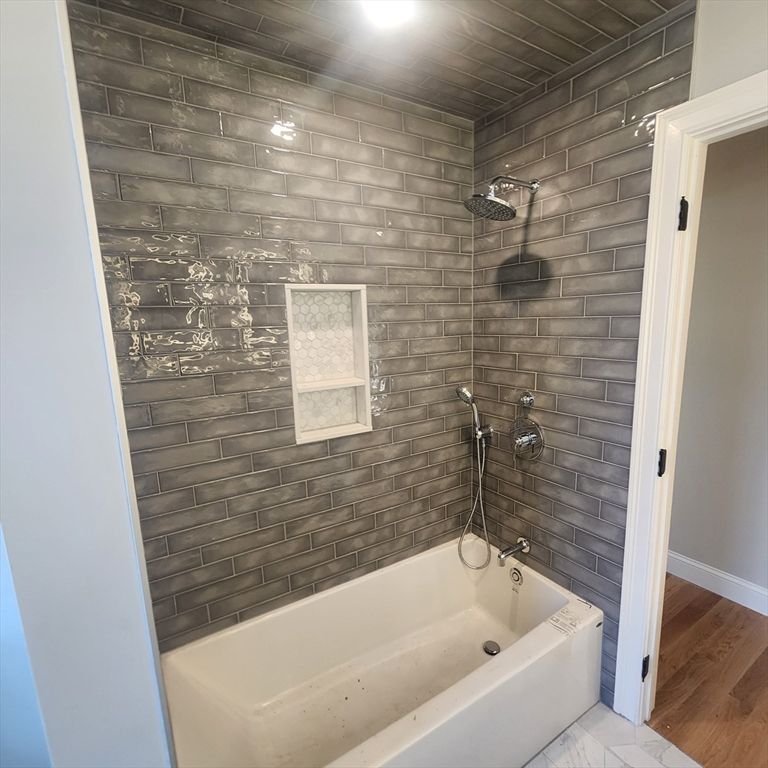 Bathroom, Interior, Wood Texture Flooring