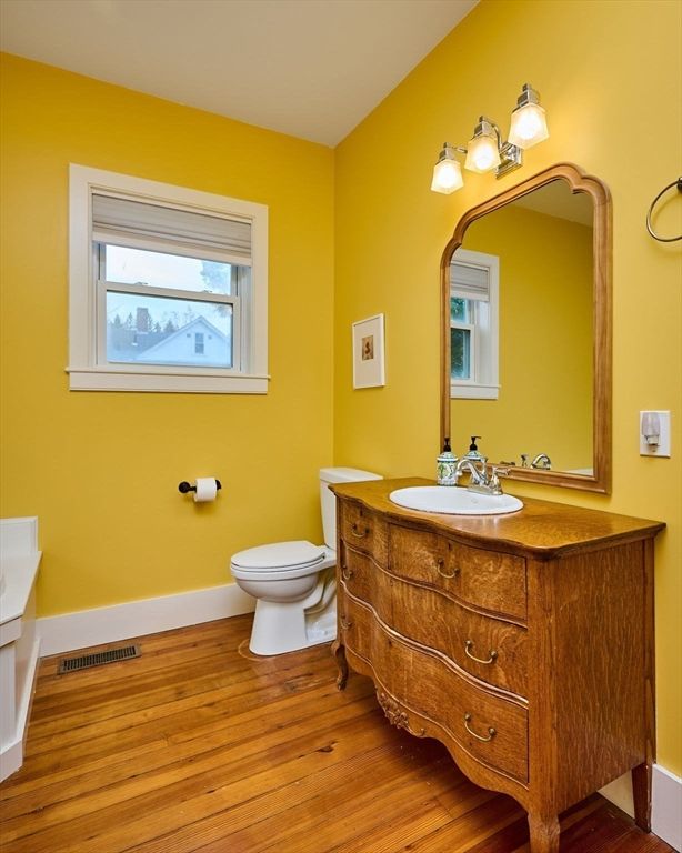 Bathroom, Interior, Wood Texture Flooring