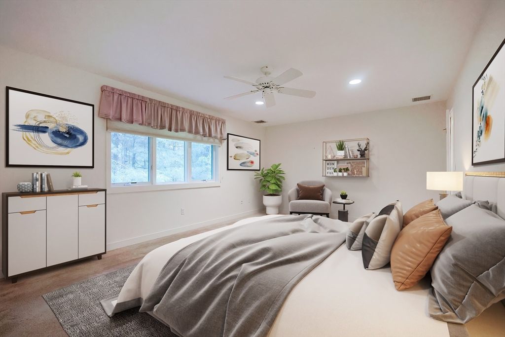 Bedroom, Interior, Recessed Lighting