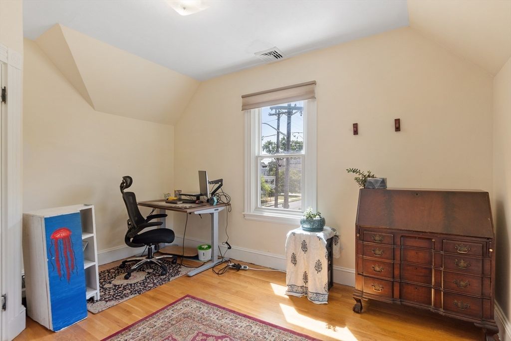 Home Office, Interior, Wood Texture Flooring