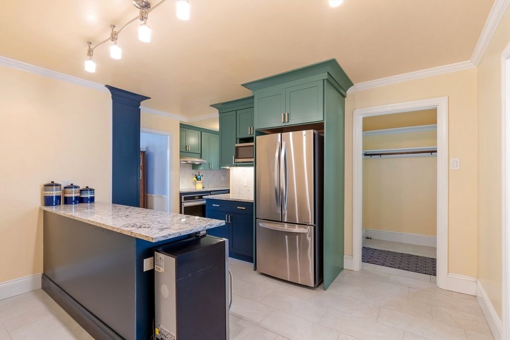 Interior, Kitchen, Recessed Lighting, Stainless Steel Appliances