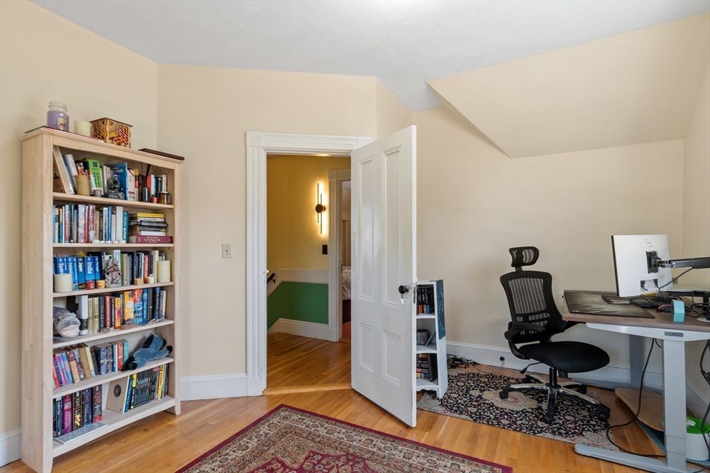 Home Office, Interior, Wood Texture Flooring