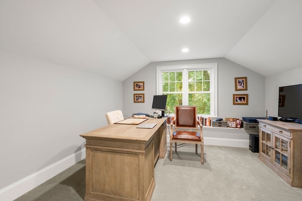 Home Office, Interior, Recessed Lighting