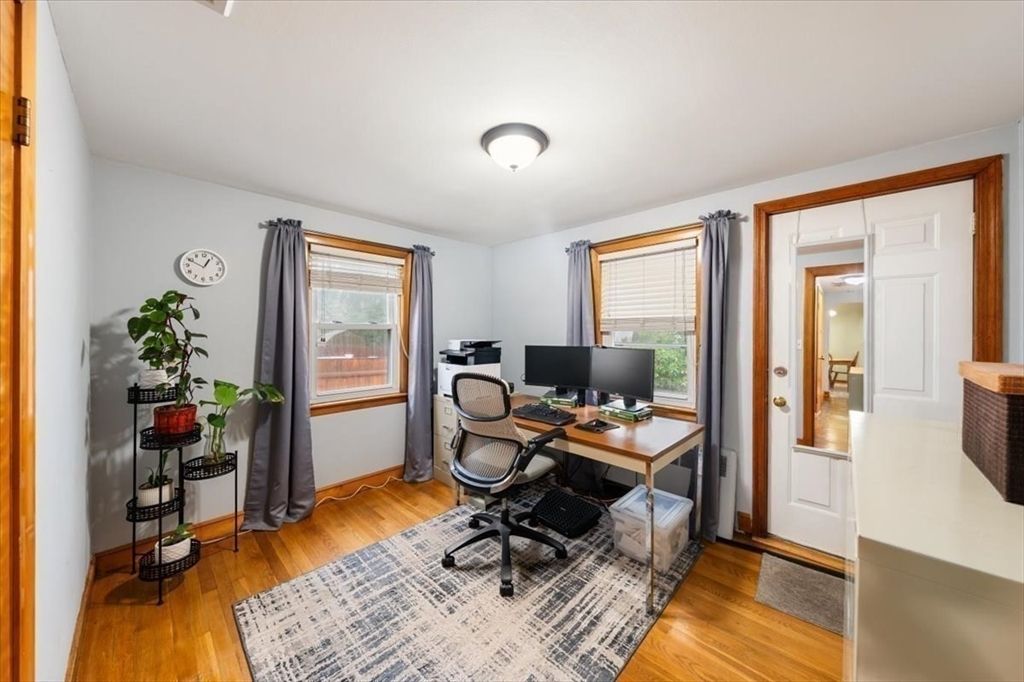 Home Office, Interior, Wood Texture Flooring