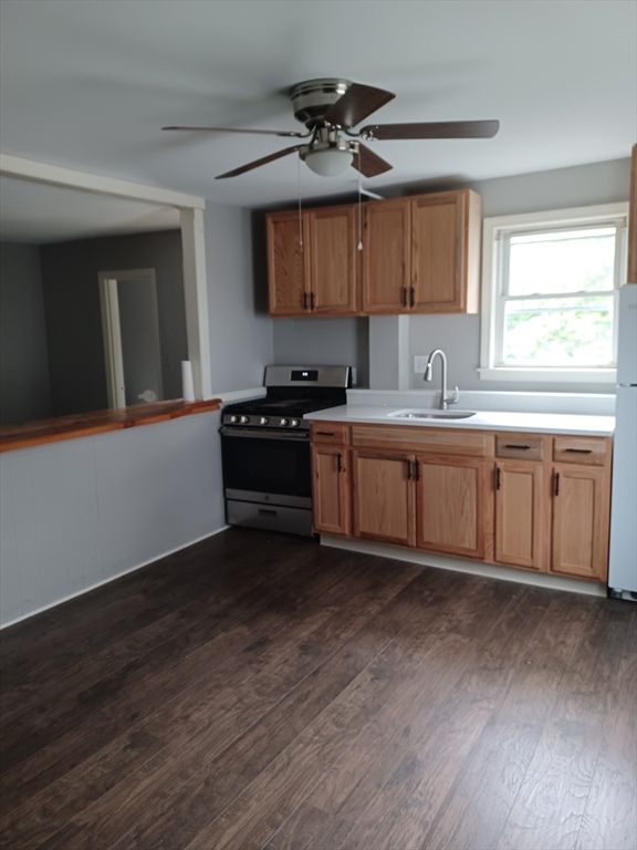 Interior, Kitchen, Wood Texture Flooring