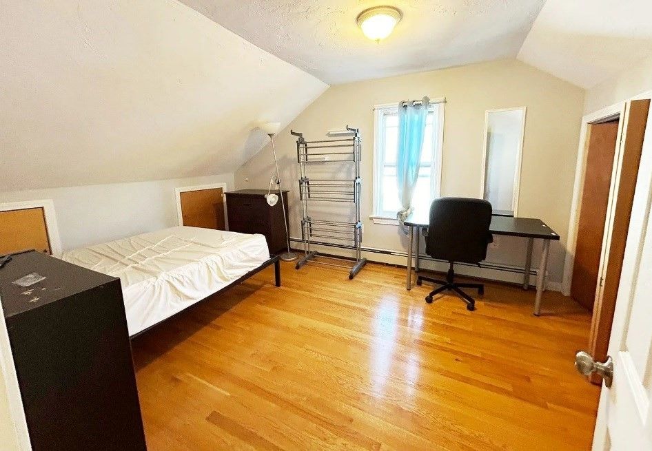 Bedroom, Home Office, Interior, Wood Texture Flooring