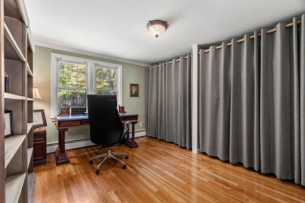 Home Office, Interior, Wood Texture Flooring
