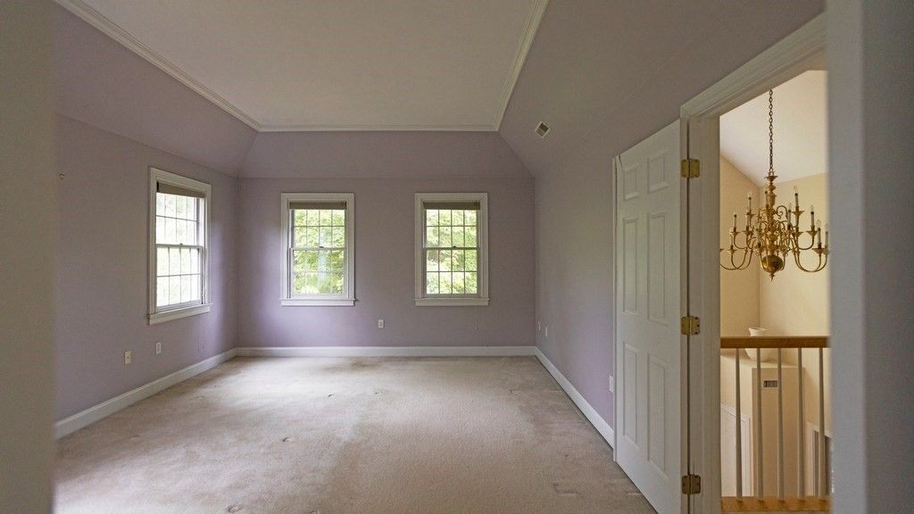 Chandelier, Empty room, Interior