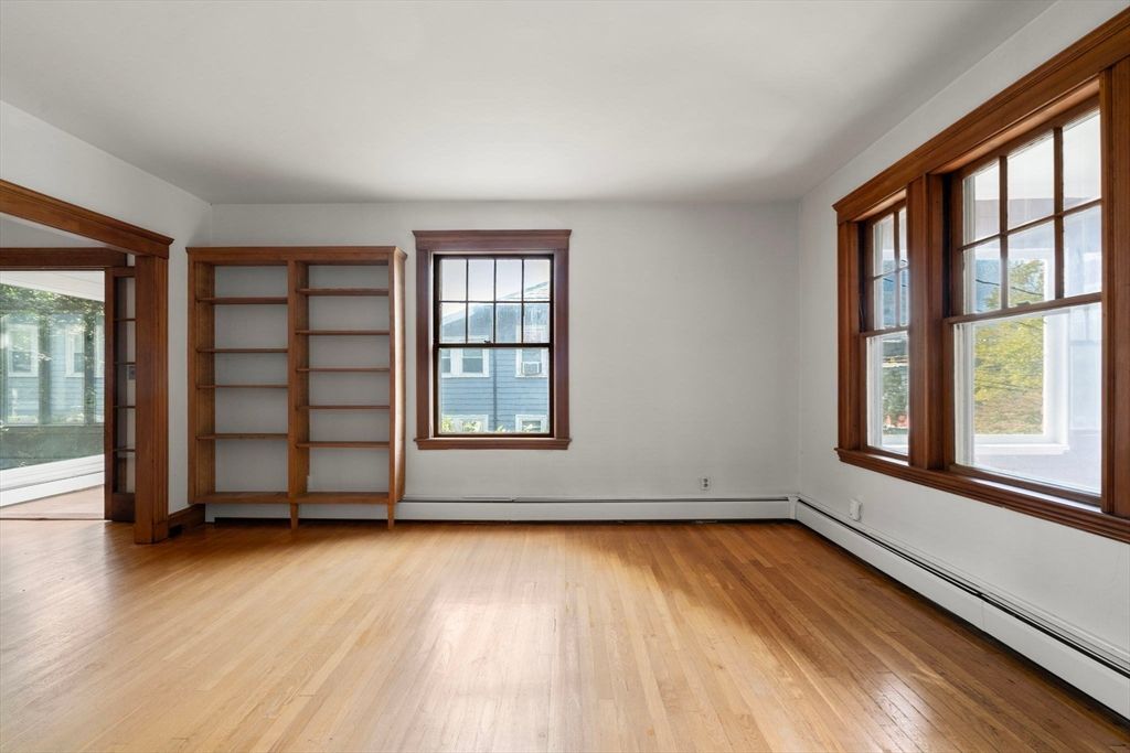 Empty room, Interior, Wood Texture Flooring
