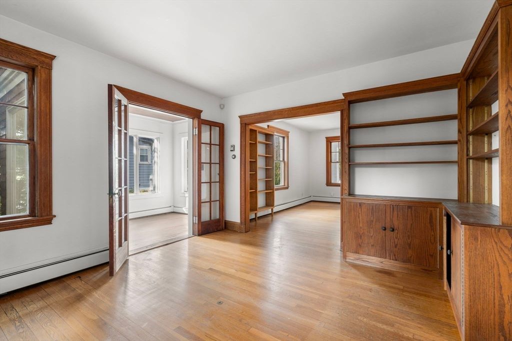Empty room, Interior, Wood Texture Flooring