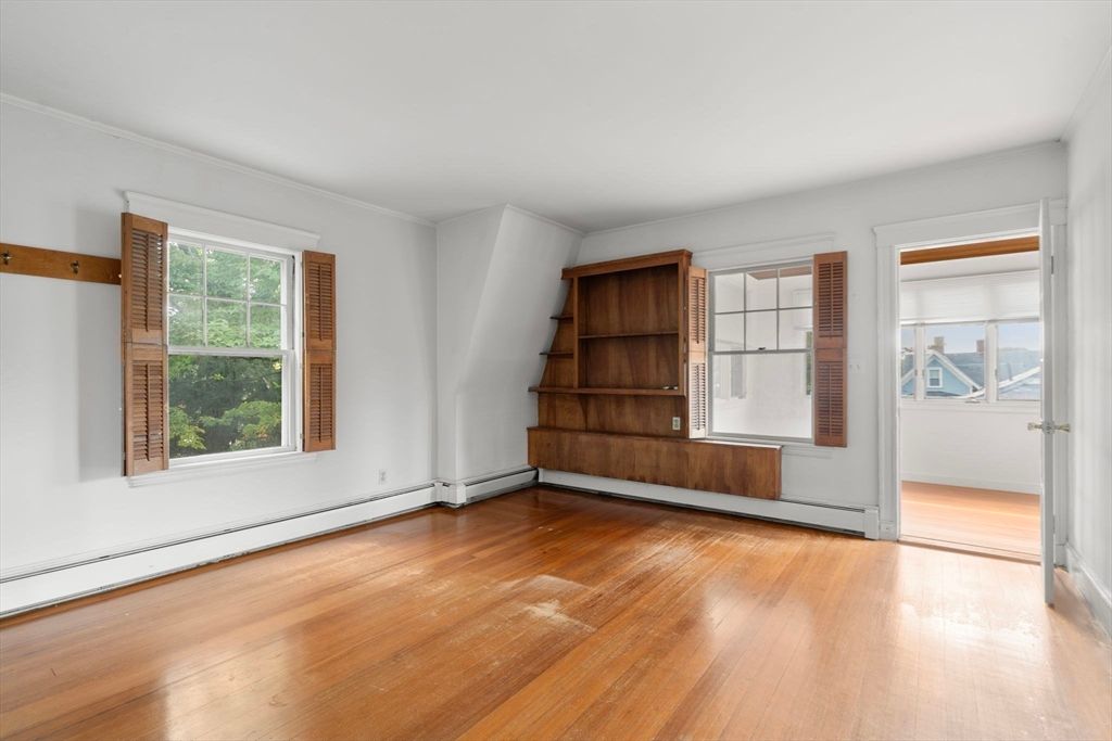 Empty room, Interior, Wood Texture Flooring
