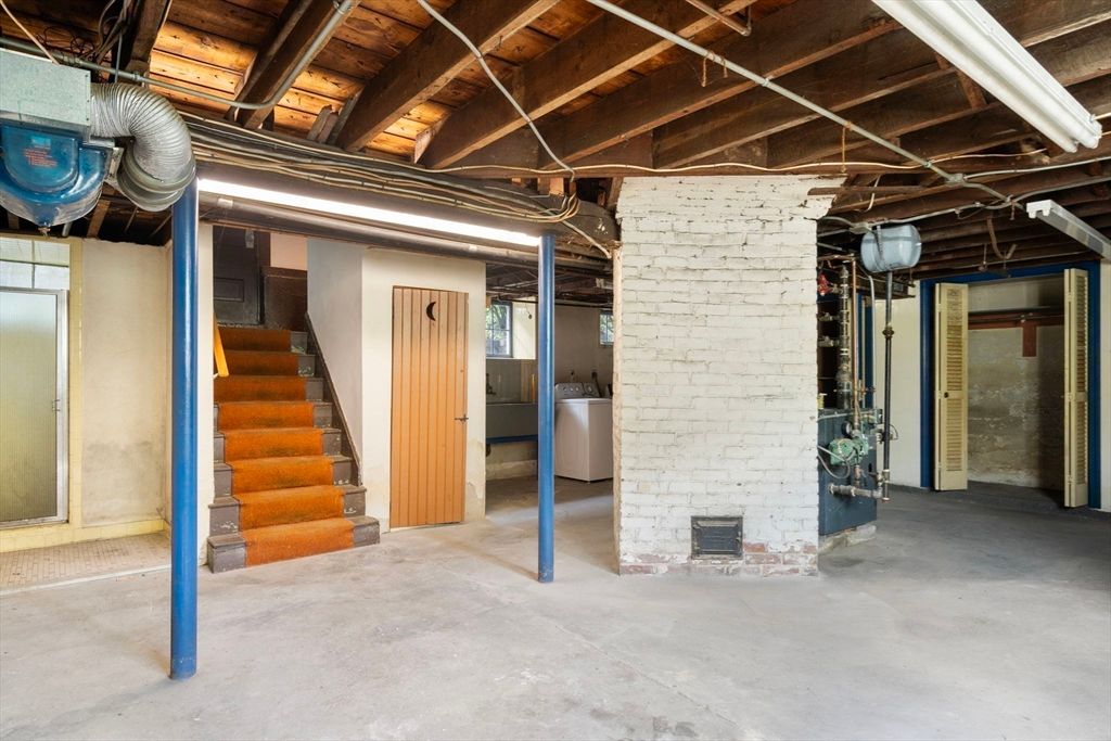 Interior, Stone Walls, Wooden Beams