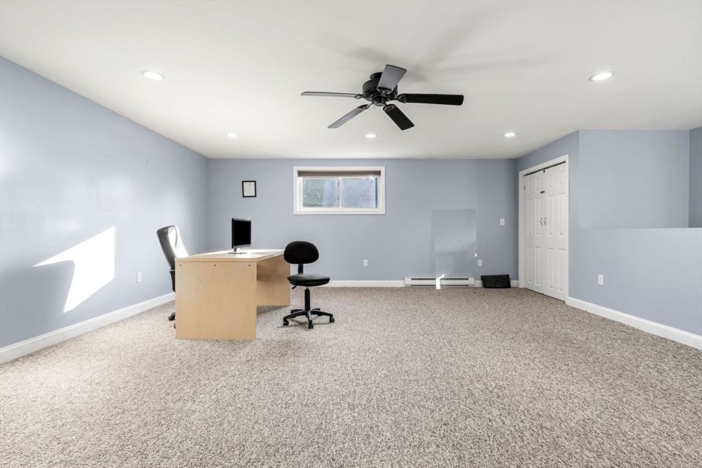 Home Office, Interior, Recessed Lighting