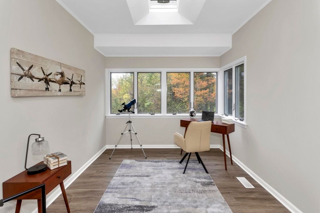 Home Office, Interior, Wood Texture Flooring