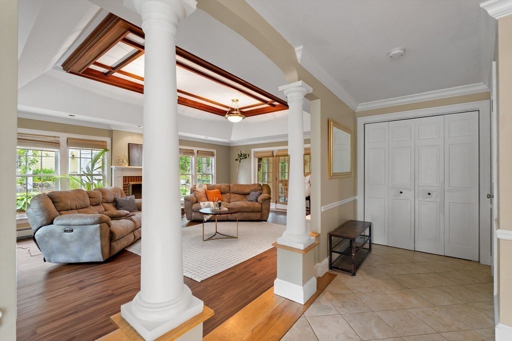 Fireplace, Interior, Living room, Wood Texture Flooring