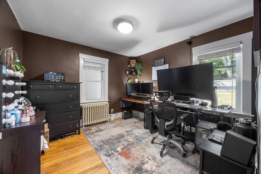 Home Office, Interior, Wood Texture Flooring